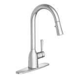 Moen ADLER Chrome One-Handle High Arc Pulldown Kitchen Faucet