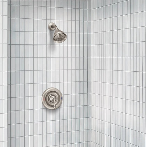 Moen CALDWELL Spot Resist Brushed Nickel Posi-Temp® Shower Only