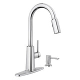 Moen NORI Chrome One-Handle High Arc Pulldown Kitchen Faucet