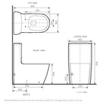American Standard White BORNEO TOUCHLESS One Piece Toilet