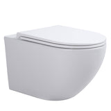 White LOTO Wall Hung Toilet
