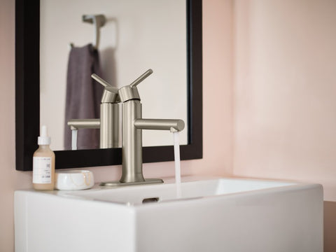Moen ARLYS Spot Resist Brushed Nickel One-Handle Bathroom Faucet