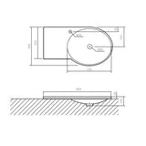 American Standard White BORNEO Intergrated Top and Basin