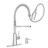 Moen NORI Chrome High Arc Pulldown Kitchen Faucet