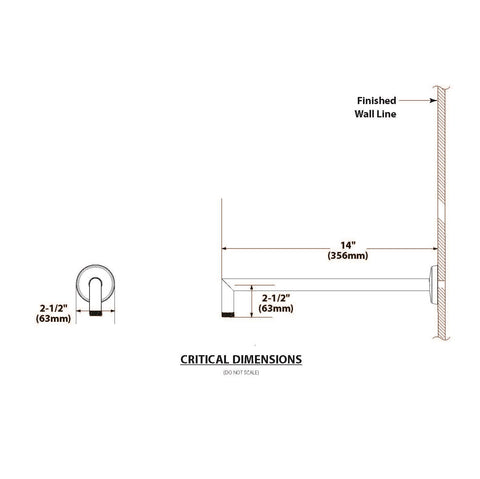 Moen CHROME Shower Arm