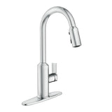 Moen MEENA 87270  Chrome One-Handle High Arc Pulldown Kitchen Faucet