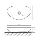 White American Standard ELEMENTO Vessel Sink