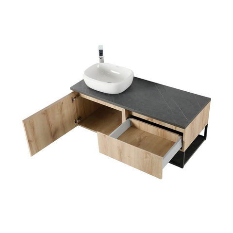 VANITY PLUS 120 cm with Cascade Vessel Left Hand