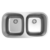 Undermount Double Equal Bowl SS Kitchen Sink