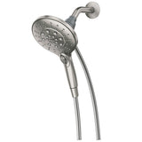 Moen ENGAGE Spot Resist Brushed Nickel Six-Function 5 1/2 Diameter Eco-Performance  Handheld Shower