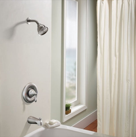 Moen CALDWELL Spot Resist Brushed Nickel Posi-Temp® Tub/Shower