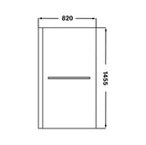 BLOQUE Clear Bath Screen