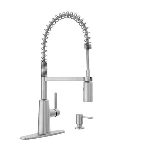 Moen NORI Spot Resist Stainless One-Handle High Arc Pulldown Kitchen Faucet