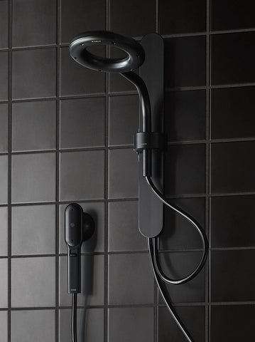 Moen Nebia Matte Black Two-Function 7.9 Diameter Spray Head Standard With Handshower