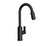 Moen MEENA 87270BL  Matt Black One-Handle High Arc Pulldown Kitchen Faucet