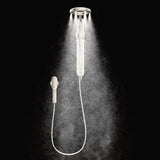 Moen NEBIA Spot Resist Brushed Nickel One-Function 7.9 Diameter Spray Head Rainshower W/ Handshower