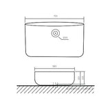 American Standard  White BORNEO Vessel Lav