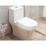 White FUSSION One Piece Toilet