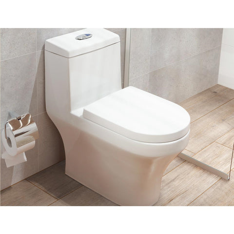 White FUSSION One Piece Toilet