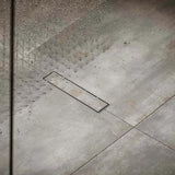 VEIL (Tile-In) 12 Linear Drain  - Satin Trim