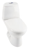 White ECOCLEAN Toilet COMBO
