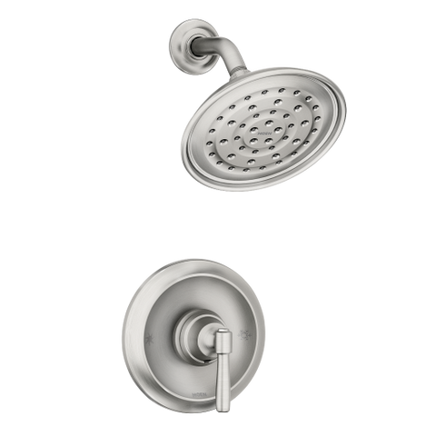 Moen HALLE Spot Resist Brushed Nickel Posi-Temp® Shower