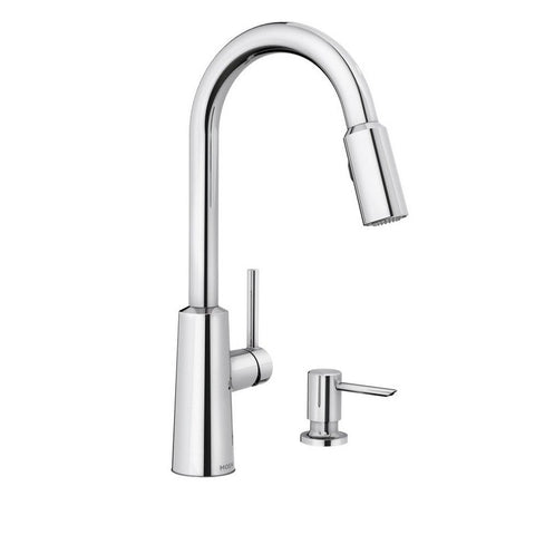 Moen NORI Spot Resist Stainless One-Handle High Arc Pulldown Kitchen Faucet