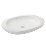 AS White FLUID Vessel Sink
