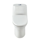 White SOLARE One Piece Toilet with Seat