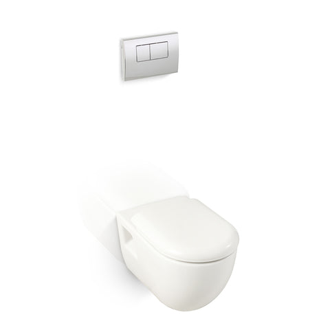 White LOTO Wall Hung Toilet