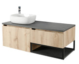 VANITY PLUS 120 cm with Cascade Vessel Left Hand