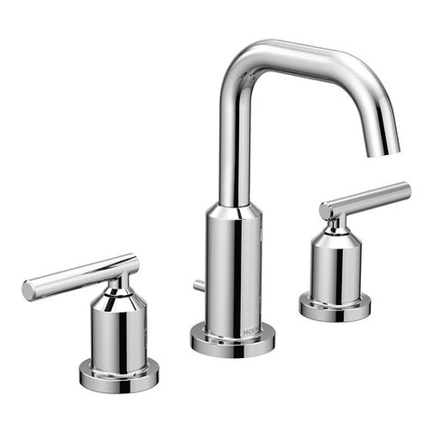 Moen GIBSON Chrome Two-Handle High Arc Bathroom Faucet Trim Kit