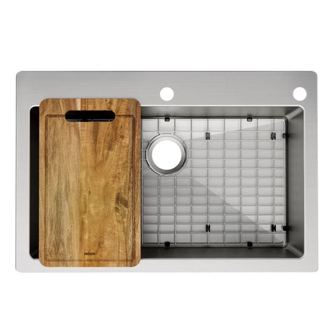 Moen 21596 ISLET Stainless Steel Kitchen Sink Combo - SHOWROOM