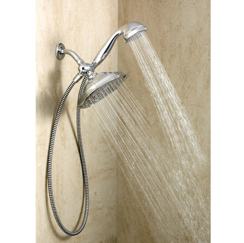 Moen REFRESH Chrome Seven-Function 9" Diameter Spray Head Standard With Handshower