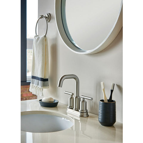 Moen  GIBSON SRN Two-Handle High Arc Bathroom Faucet