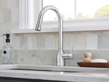 Moen ADLER  Chrome One-Handle High Arc Pulldown Kitchen Faucet