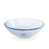 ARIA Clear Glass Vessel Sink