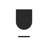 ARCO BLACK Wall Hung Toilet Complete