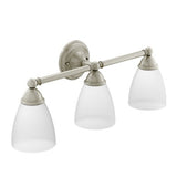 Moen BRANTFORD Brushed Nickel Three Light