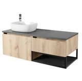 VANITY PLUS 120 cm with Cascade Vessel Left Hand