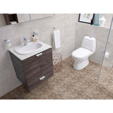 White ECOCLEAN Toilet COMBO
