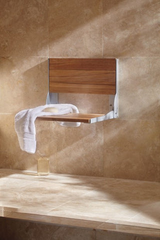 Teak Folding Shower Seat