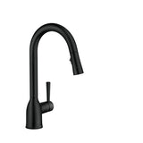 Moen ADLER Matte Black One-handle High Arc Pulldown Kitchen Faucet