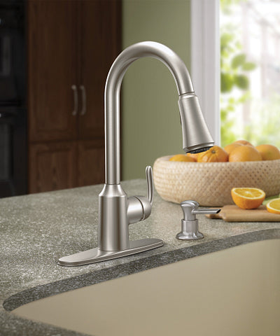 Moen BAYHILL Spot Resist Stainless Faucet
