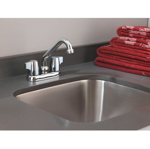 Moen CHATEAU Chrome Two-Handle Low Arc Laundry Faucet