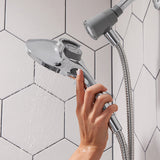 Moen ENGAGE Chrome Six-Function 5 1/2" Diameter Eco-Performance Spray Head Handheld Shower