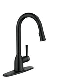 Moen ADLER Matte Black One-handle High Arc Pulldown Kitchen Faucet