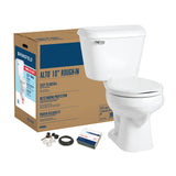 Mansfield White ALTO Round Front Complete Toilet Kit - 10" ROUGH IN