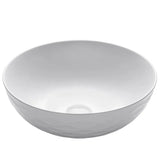 White VIVA Round Vessel Sink