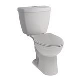 SUMMIT 4 White Elongated SmartHeight Dual Flush Toilet with Slo-Close Seat